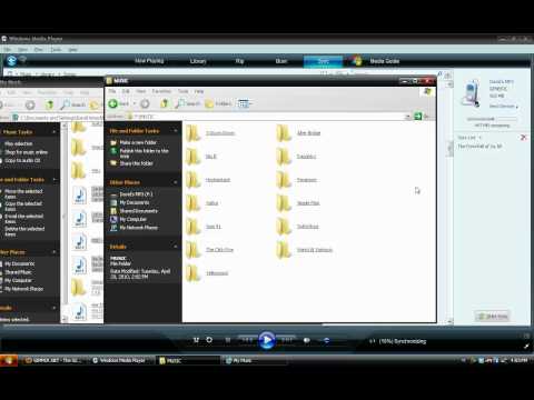 how to sync wma to iphone