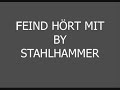 The Austrian band's song Feind Hört Mit from their album of the same name. Message me for the file.Lyrics:Redest du von liebe Sprichst du von dope Glaubst du an gerechtigkeit An das leben nach dem tod Schwörst du ewige treue Hat sie die aufgespührt Sprichst du in deinem träumen Hat die unschuld dich verführt Erkennst du deine feinde Verloren in labyrinth Sind deine gene manipuliert Vergangenheit in blut getränkt Wer bestimmt die regeln Hat man dich geklont Bist nur schatten deiner selbst Hat deine aufstand sich gelohnt Sie lesen deine gedanken Und bohren in dein gehirn Stehst mit dem rücken an der wand Den Angstschweiß auf der stirn Gehetzt bis an den abgrund Verraten, ausgebrannt Der feind in deinem schlaf gemacht Als engel sich getarnt Feind hört mit