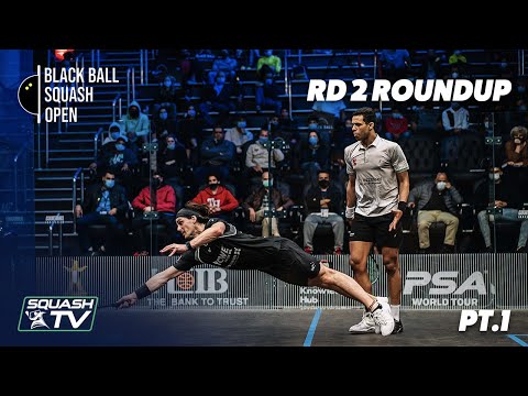 Squash: CIB Black Ball Open 2020 - Men's Rd2 Roundup [Pt.1]