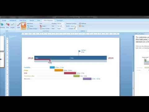 How to make a timeline in PowerPoint