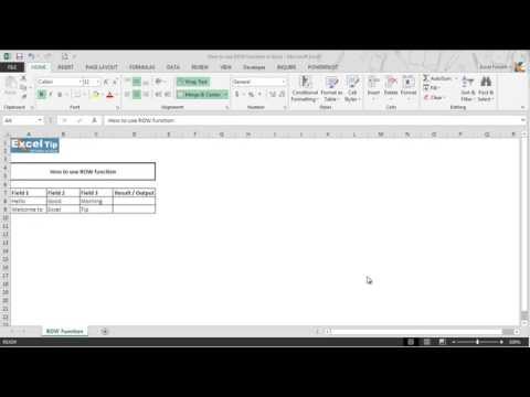 video-linktoworks-How to use ROW function in Excel