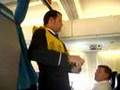 Vengaboys Roy is now an airline steward! Funny!