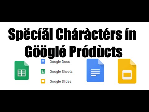 video-linktoworks-Insert accent marks and special characters in Google drive ...