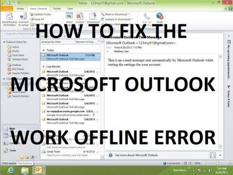 how to rebuild outlook profile