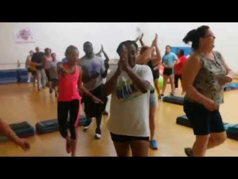MAKIN’ MOVES 4ward Fitness: “Happy” Soul Train Line video take 1