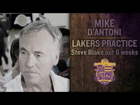 Video: Lakers Practice: Mike D'Antoni Says Kobe Bryant Will Be Point Guard In Steve Blake's Absence