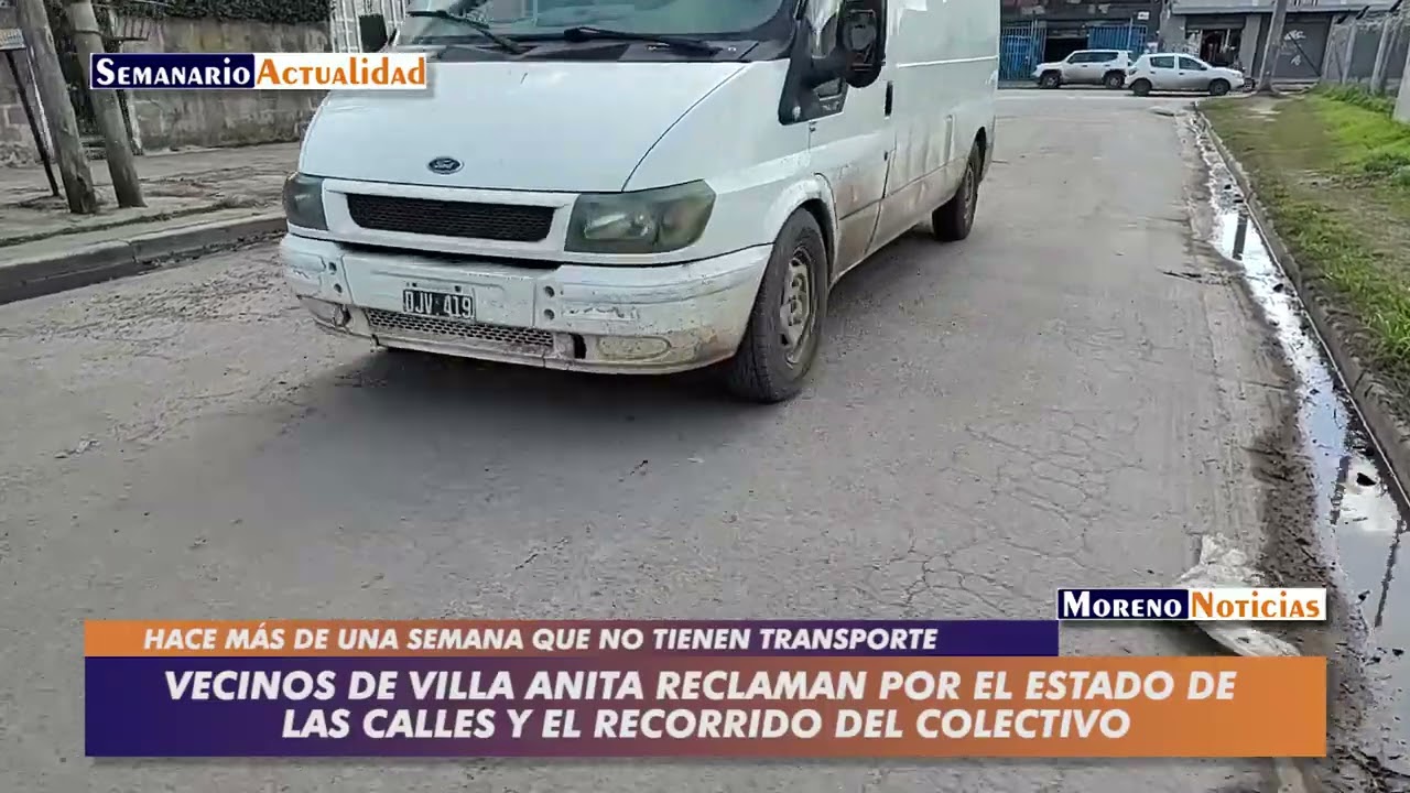 Vecinos de Villa Anita reclaman por el estado de las calles y el ...
