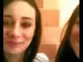 Awesome Lesbian Girls in Bathroom