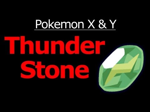 how to obtain a thunderstone in pokemon y