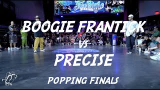 Boogie Frantick vs Precise – FREESTYLE SESSION 2021 POPPIN FINALS