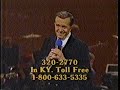 this is from the 1986 national arthritis telethon on apr 27, 1986. the very large band was put together and conducted by charlie mccoy. part of bill's band is playing with them. dirk johnson on piano, mark johnson on bass, mike johnson on steel, and les singer on guitar. unfortunately mike streeter, (our drummer) was not there. (thus the 