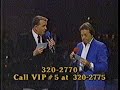 this is from the 1986 national arthritis telethon on apr 27, 1986. the very large band was put together and conducted by charlie mccoy. part of bill's band is playing with them. dirk johnson on piano, mark johnson on bass, mike johnson on steel, and les singer on guitar. unfortunately mike streeter, (our drummer) was not there. (thus the 