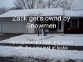 Drive \"Bye Bye\" Snowmen