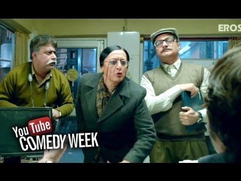 Vinay Pathak & Dolly Ahluwalia conduct a raid - Comedy Sequence - Bajatey Raho