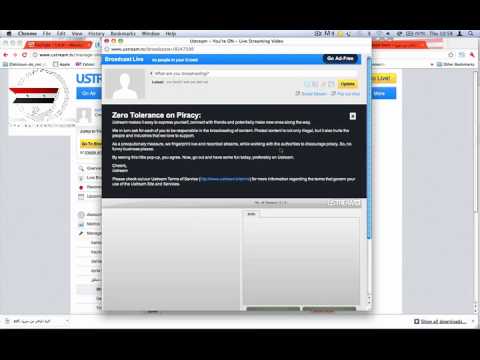 شرح - فيديو يشرح طريقة عمل بث مباشر عبر الإنترنت وذلك لاستخدامه في الثورة.