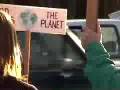 Peace Vigil Fairbanks Alaska - angry pro-war driver