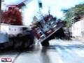 rollin a fire truck back over