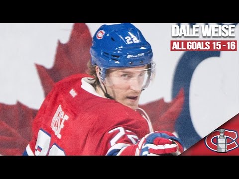 Dale Weise's All Goals from the 2015-2016 NHL Season with the Montreal Canadiens