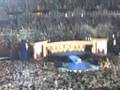 Obama Makes Entrance at Invesco