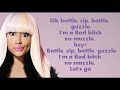 Nicki Minaj - Pound The Alarm Lyrics On Screen