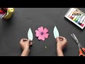 How to make a Flower Basket - Arts&Crafts in Hindi