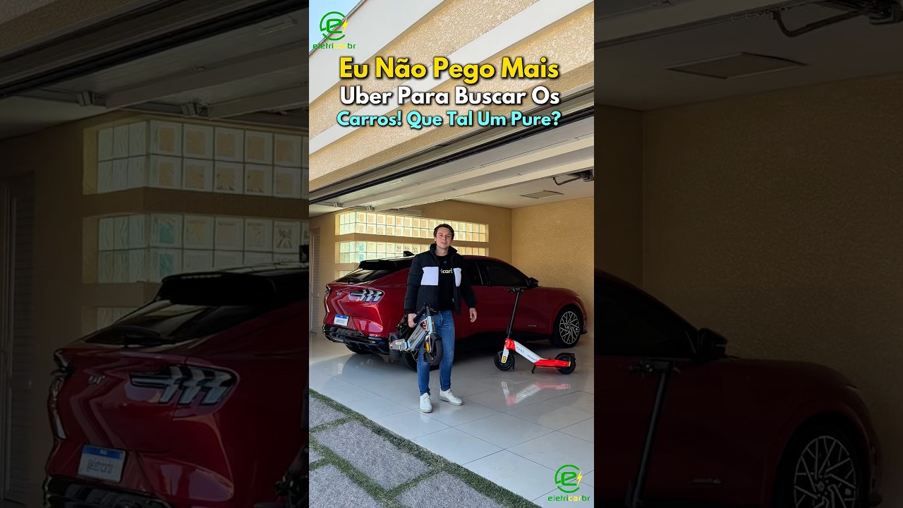 Troquei o Uber/Aplicativo para Buscar os Carros! Olha a Aplicação do Pure por aqui! ⚡️