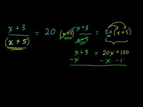 how to isolate fractions with variables