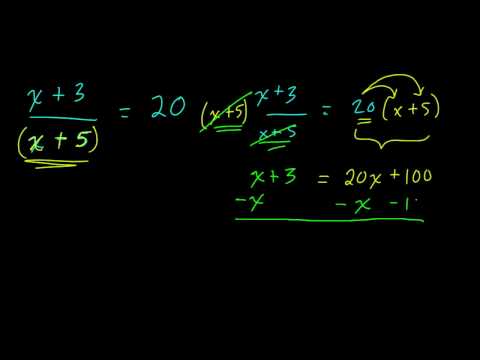 how to isolate fractions with variables