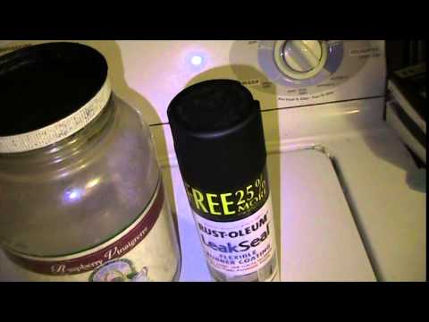 how to apply rustoleum leak seal