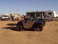 Corcoran Jumping His Rhino Into Camp In Glamis Corcoran Jumping His Rhino Into Camp In Glamis