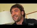 more with javier: http://tinyurl.com/57obx7 an oscar winner for his chilling performance as anton chigurh in no country for old men (and the first spaniard n...