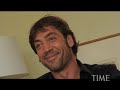 more with javier: http://tinyurl.com/57obx7 an oscar winner for his chilling performance as anton chigurh in no country for old men (and the first spaniard n...