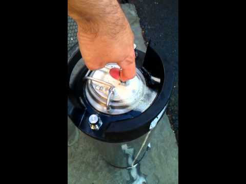 how to bleed keg