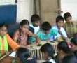 Children singing bhajans in Balaka Sangha - Shivanhalli