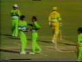Abdul Qadir bowling a googly