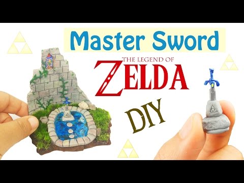 DIY MINI MASTER SWORD LEGEND OF ZELDA 