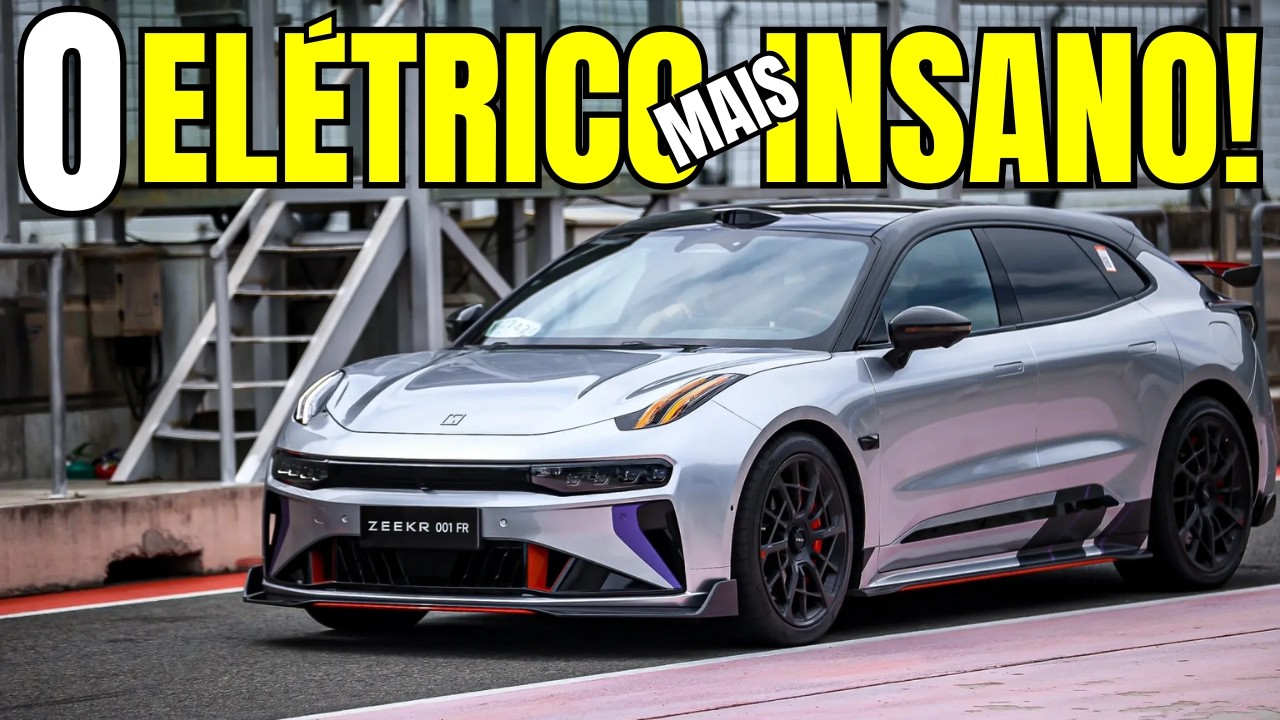 Conheça o Zeekr 001 FR -  O Hiperesportivo ELÉTRICO que Rompe os Limites de Desempenho e Tecnologia