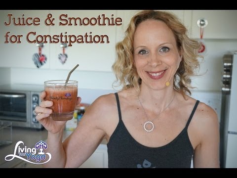 how to relieve constipation while juicing