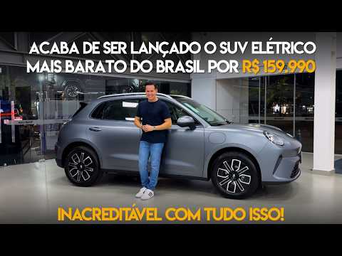 Acaba de ser lançado o SUV elétrico mais barato do Brasil! Novo GWM Ora 05 por R$ 159.000!