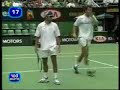 Funny tennis accident