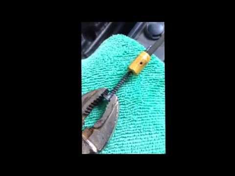 How to remove a broken oil Dipstick in a Chrysler Sebring