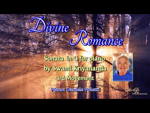 Divine Romance, Sonata in G for piano – 3rd Mov (432 Hz)