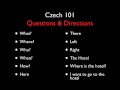 Czech 101 - Directions - Level Three