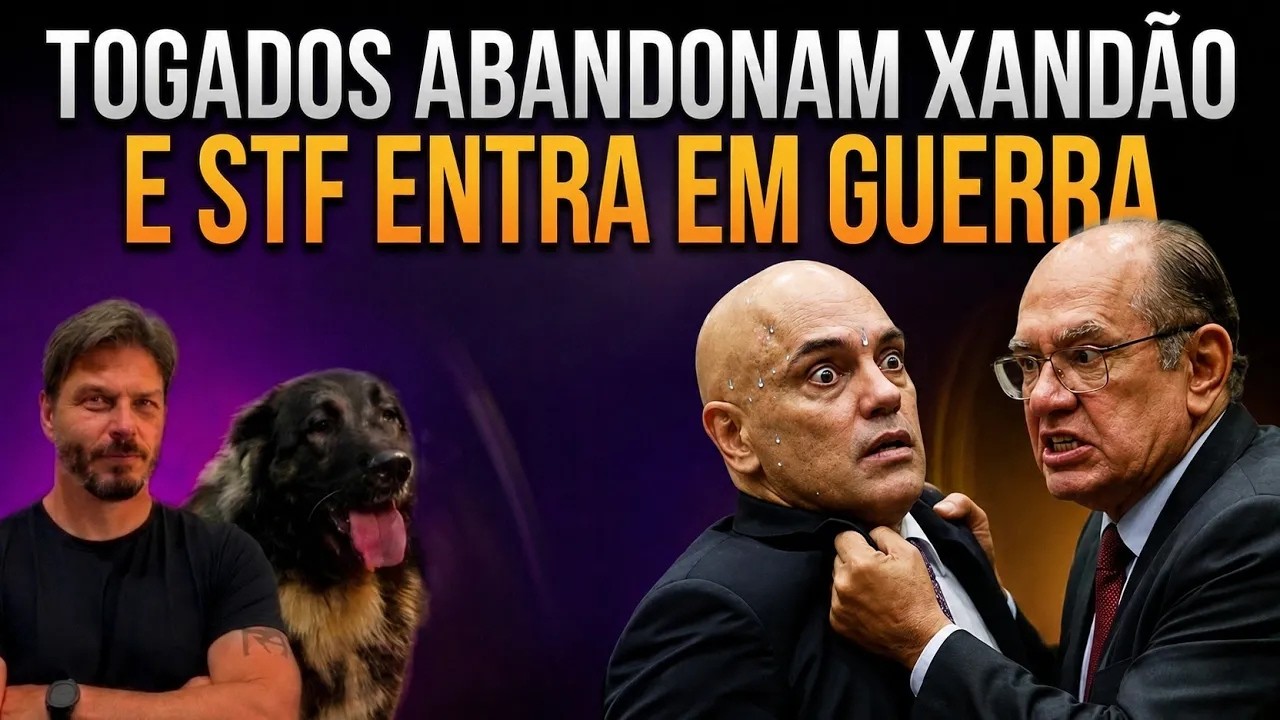 GILMAR ROMPE COM XANDÃO POR CAUSA DA CARTA E STF RACHA!