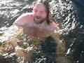Winter Swimming in Russia, Moscow, Strogino Winter Swimming in Russia, Moscow, Strogino
