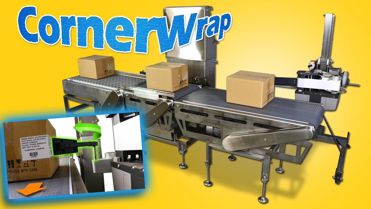 Corner Wrap Labeling System in a Compact Footprint