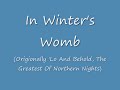 In Winter's Womb
