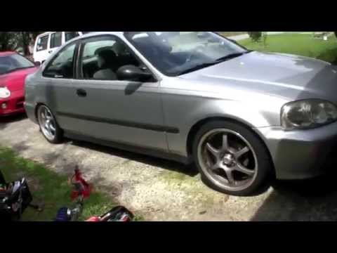 How to install front struts / coilovers on a Honda Civic