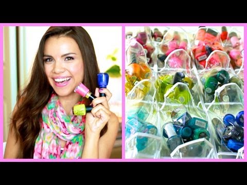 how to collect nail polishes