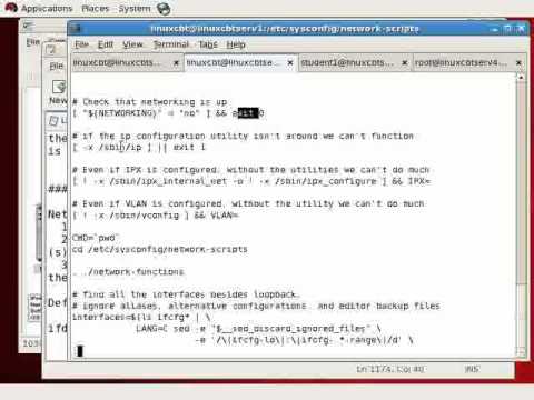 how to network configuration in linux